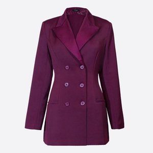 Hanifa Blaire Blazer (Color:Plum)